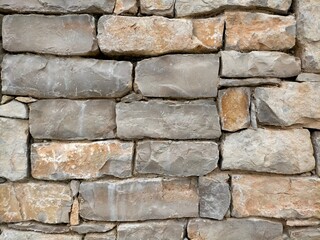 background of hand-carved stones of gray color embedded one with the other