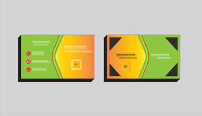 Creative business card,template,professional
card design with clean geomatic shape.