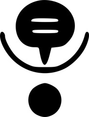 conversation icon vector symbol design illustration