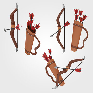 3d Bow with quiver