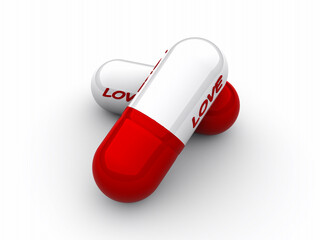 Capsule with an inscription 