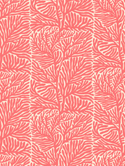 Pink corals pattern - 601867548