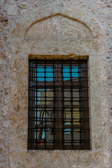 Detail of Tekeli Mehmet Pasha Mosque. A mosque located in the historical center of Turkish Antalya. It was built by order of the Grand Vizier Mehmed Pasha and named after him.