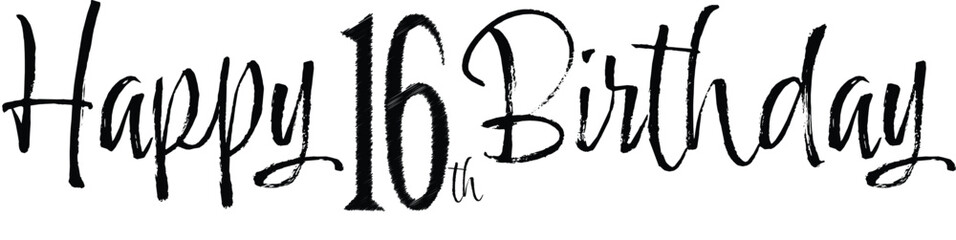 Happy 16th Birthday