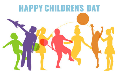 Happy children's day background, vector illustration