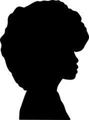 Afro Hair Style Silhouette