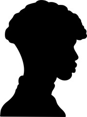 Afro Hair Style Silhouette