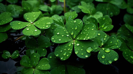 Close up clover leaf