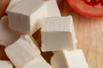 White cream cheese for making salads