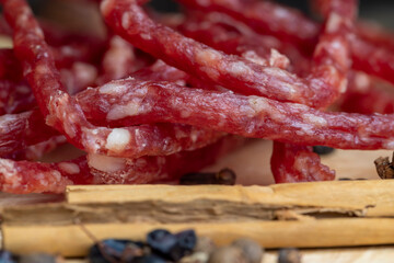 Homemade beef jerky for long-term storage