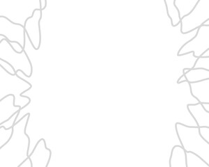 grey lines, left and right frame on white background, blank space presentation page, graphic design background, powerpoint template, portfolio layout, corporate backdrop