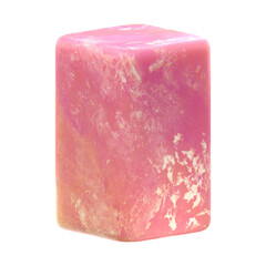 3d Render Abstract Peach Geometric Shape