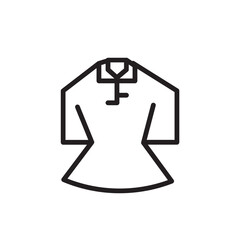 Fashion Garment Shirt Outline Icon