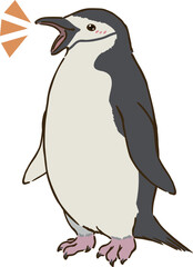 喜ぶヒゲペンギン