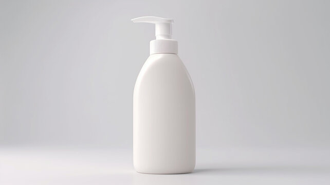 picture of blank shampoo bottles
