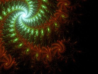 Imaginatory fractal abstract background Image
