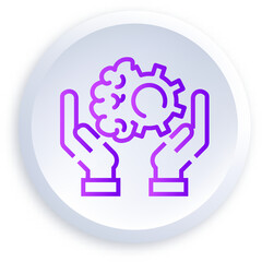 Artificial intelligence (AI) icons