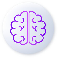 Artificial intelligence (AI) icons