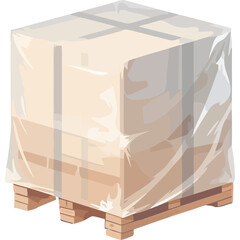 cardboard box merchandise distribution