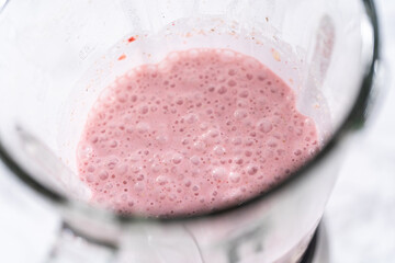 Strawberry banana smoothie