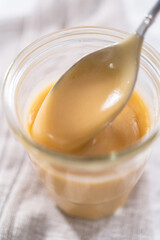 Chocolate pumpkin bundt cake with toffee glaze