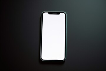smartphone isolated on white, smartphone with blank screen isolated on a black color background