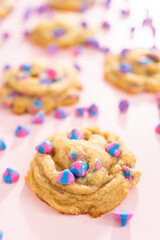 Unicorn chocolate chip cookie