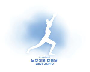 21st june international yoga day celebration background design