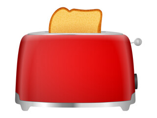 Toaster with bread