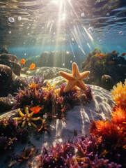 Starfish coral