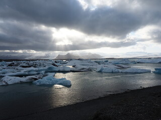 Island Gletscher Lagune