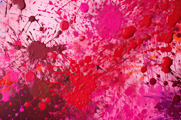 Beautiful pink splattered paint background image, texture, textured backdrop, 