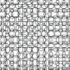 Curvy geometric pattern with thin lines