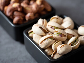 Pistachios and Roasted Cashews