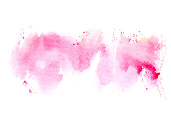 pink watercolor.