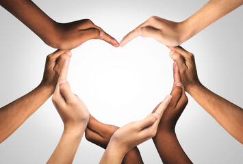 Unity and diversity are at the heart of a diverse group of people connected together as a...