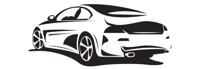 Fototapete Cartoon-Autos Luxury car mode icon