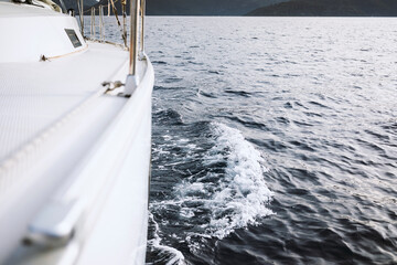 Sailing on the sea