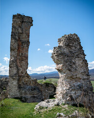 Fort of Nograd ruins in North Hungary.
