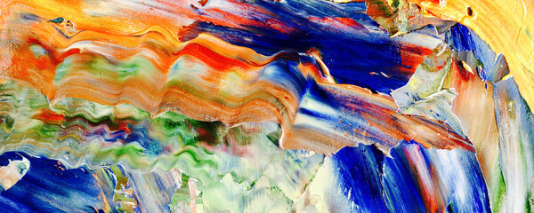 Color texture. Hand drawn.Abstract art background. Hand drawn .Oil painting on canvas. Modern, contemporary art. Colorful canvas. Wall decor background	