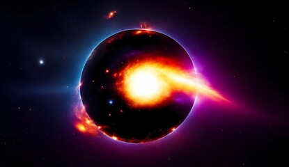 Formation of a blackhole on space from Generative AI
