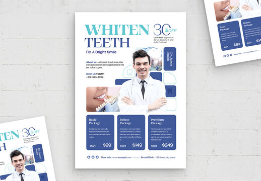 Dental Clinic Poster Template