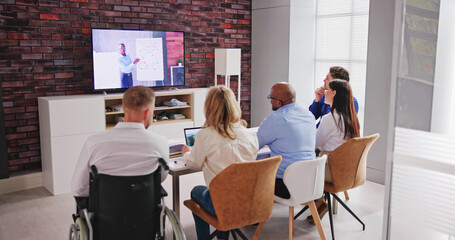 Online Virtual Video Conference Elearning Webinar