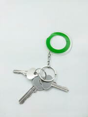 key on white