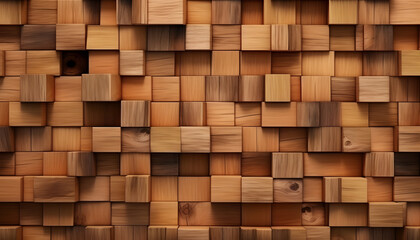 Wooden block texture, Timber Tiles arranged background
