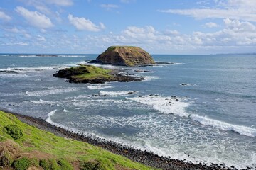 beach and rocks at Phillip island
