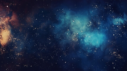 Space Nebula Galaxy Background Generative ai - obrazy, fototapety, plakaty