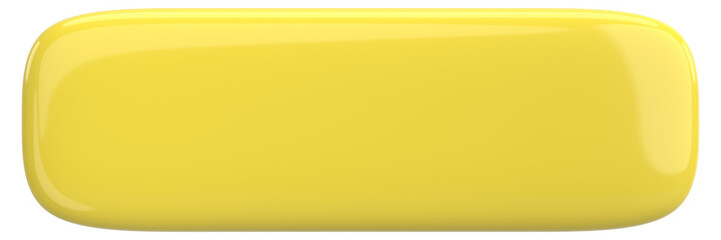 3D button. Empty button. 3D illustration.