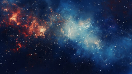 Obraz na płótnie Canvas Space Nebula Galaxy Background Generative ai