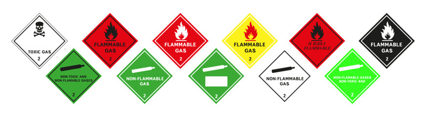 Hazardous combustible materials. - obrazy, fototapety, plakaty